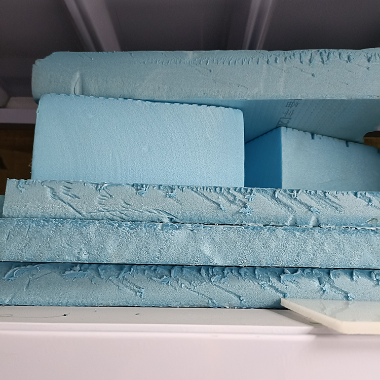 擠塑板3-5公分 擠塑聚苯板藍色紅規格可選非定制 勝帥保溫材料庫房(圖文)